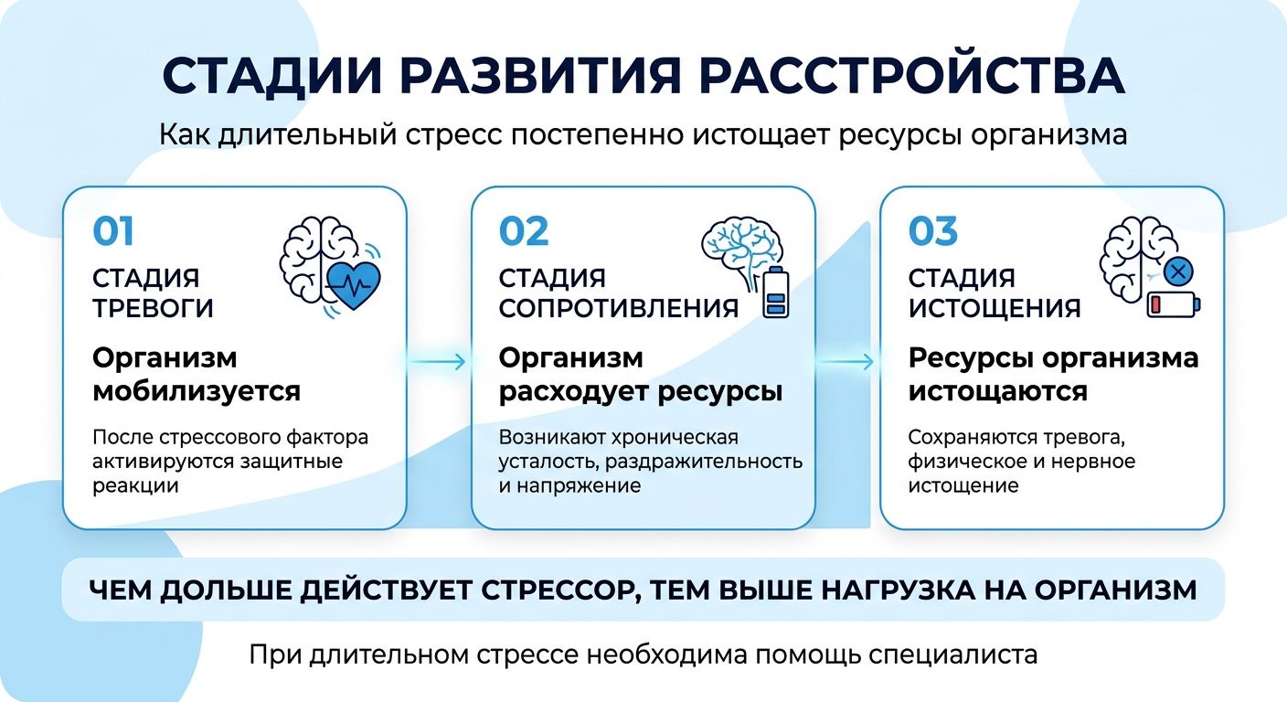 Лечение стресса в Бологом инфографика